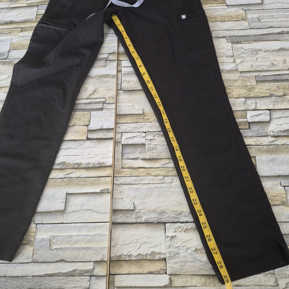 ​FIGS HW Yola High Waisted Cargo Scrub Pants Women's Black XS Regular - Picture 6 of 13